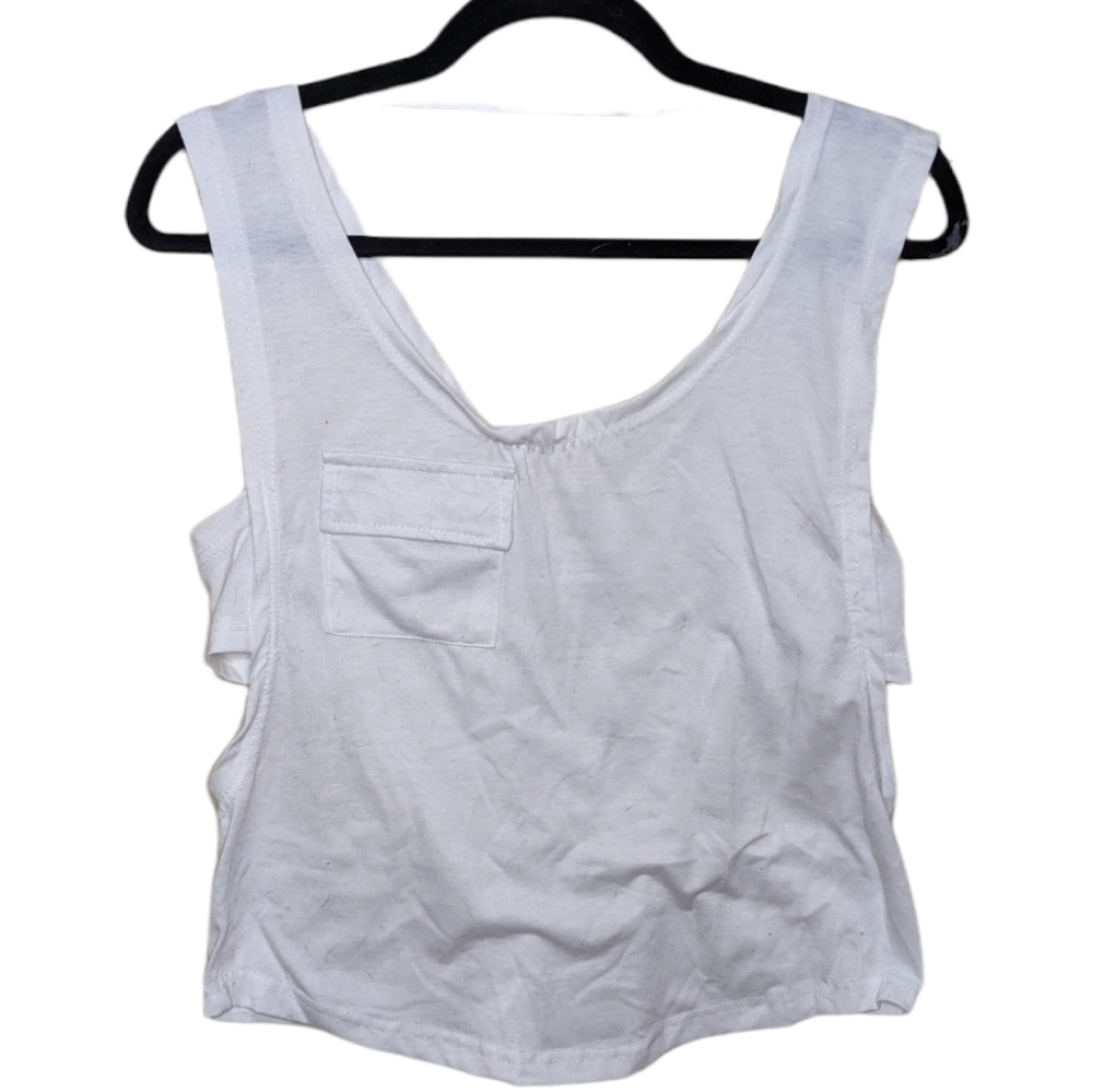 Nectar Clothing White Cut-Out Top 🤍